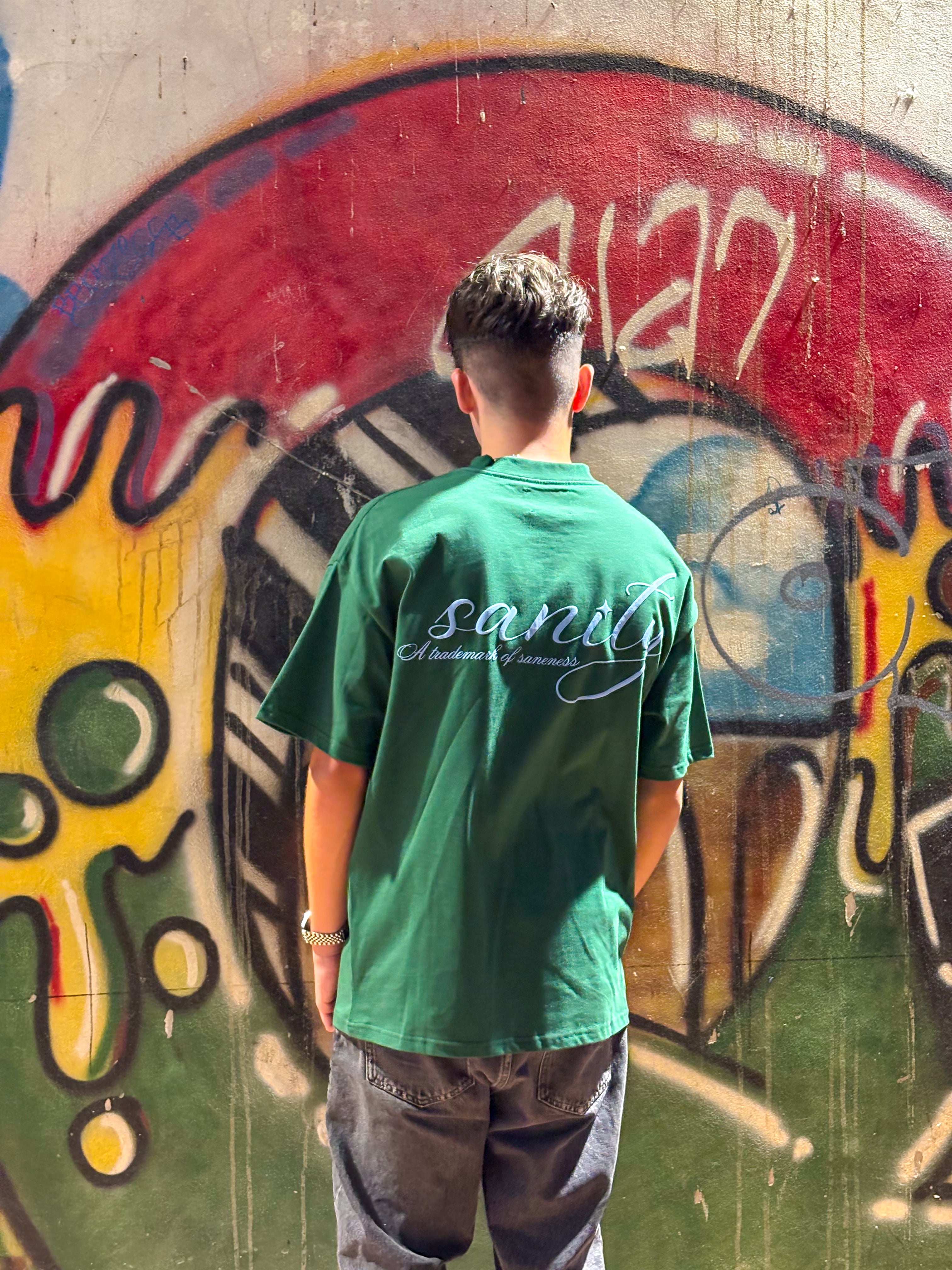Sanity - Forest Green Tee