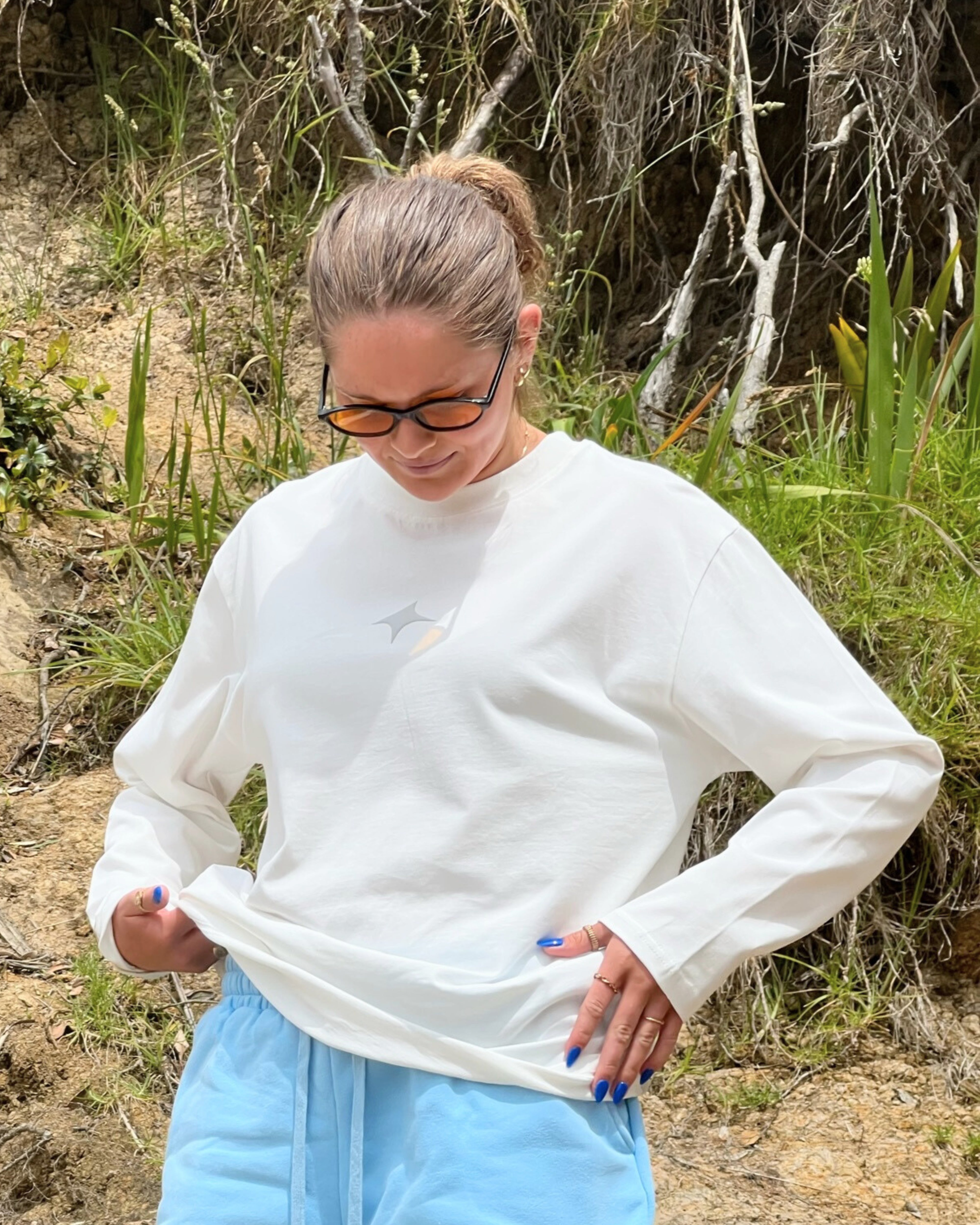 Sanity - Cloud White Long Sleeve Tee