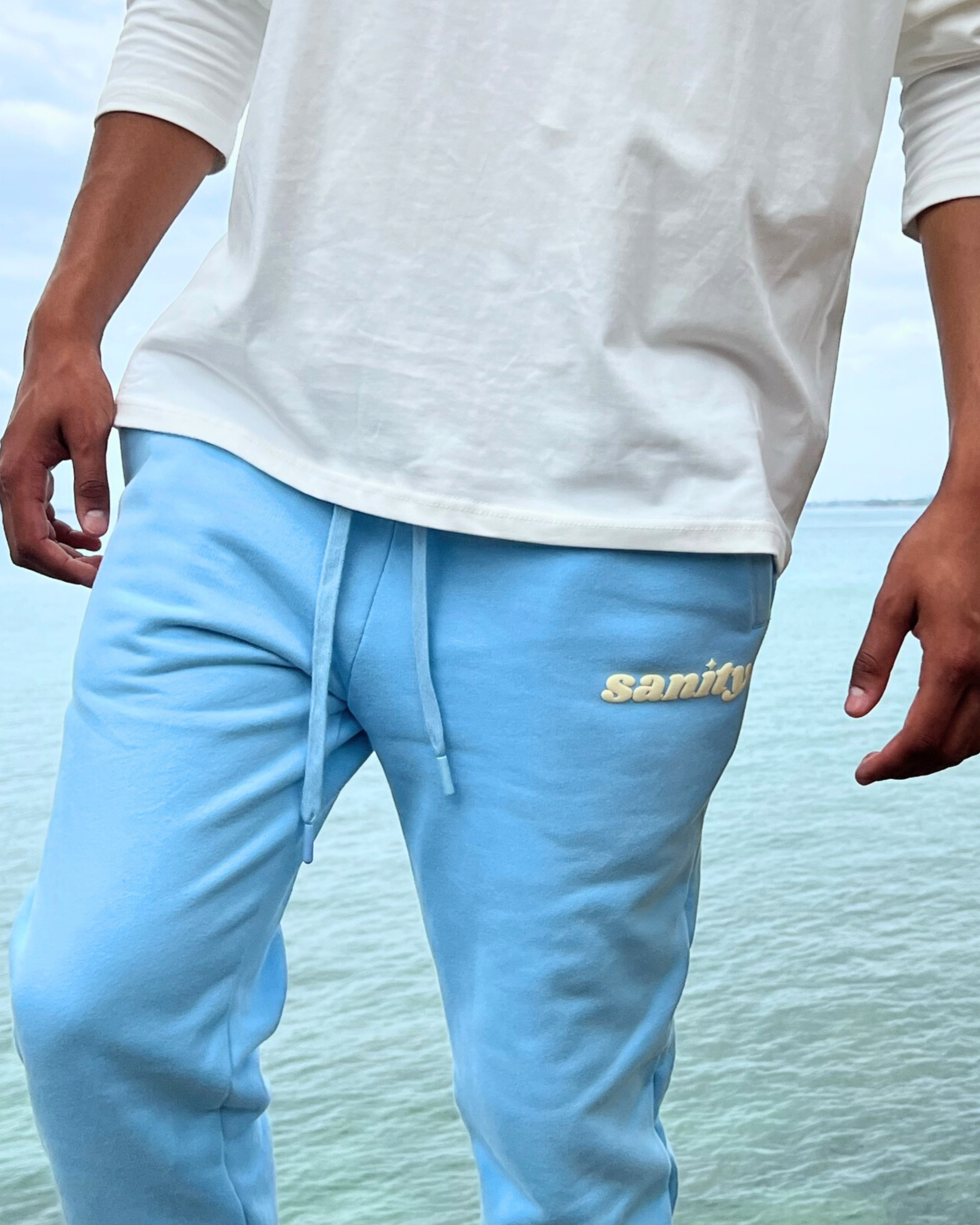 Sanity - Ice Blue Trackpants